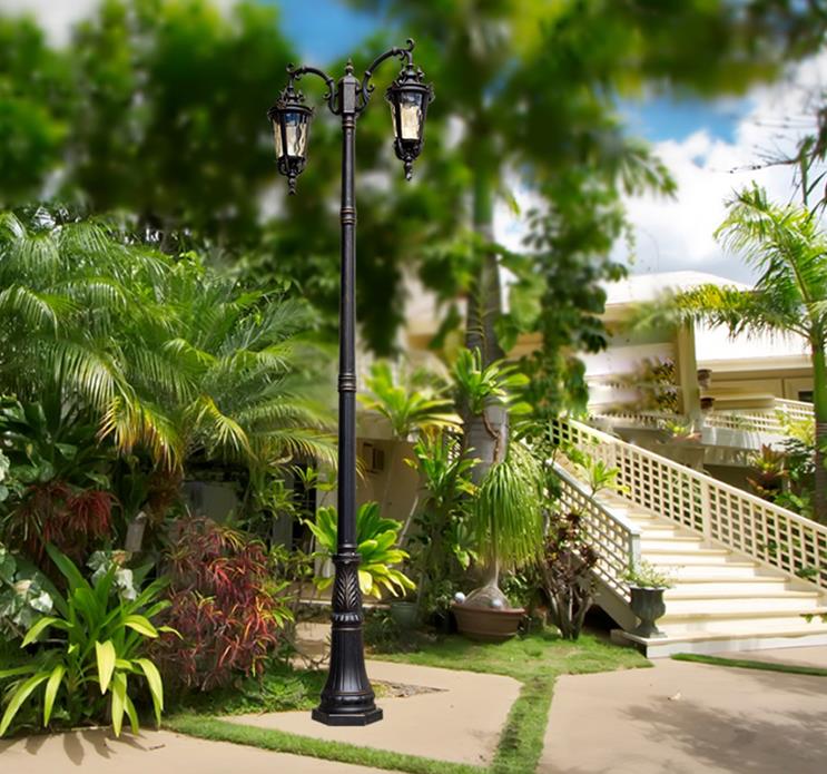 2.6m 1-3 60W Marseille house traditional outdoor column lamps