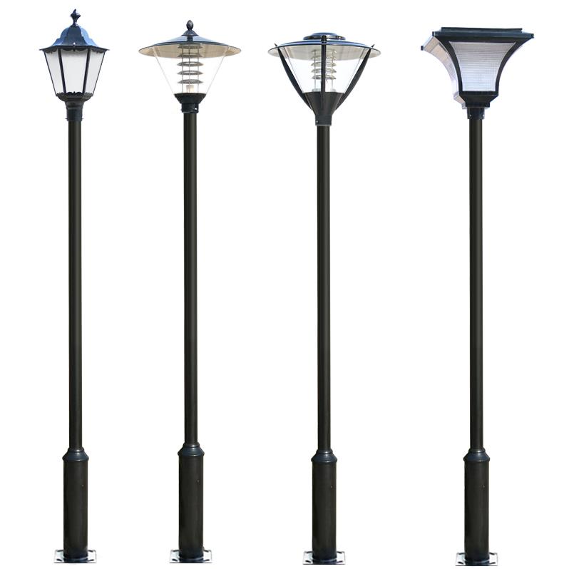 3 Meter Cast iron pole decoration landscape lighting for garden square