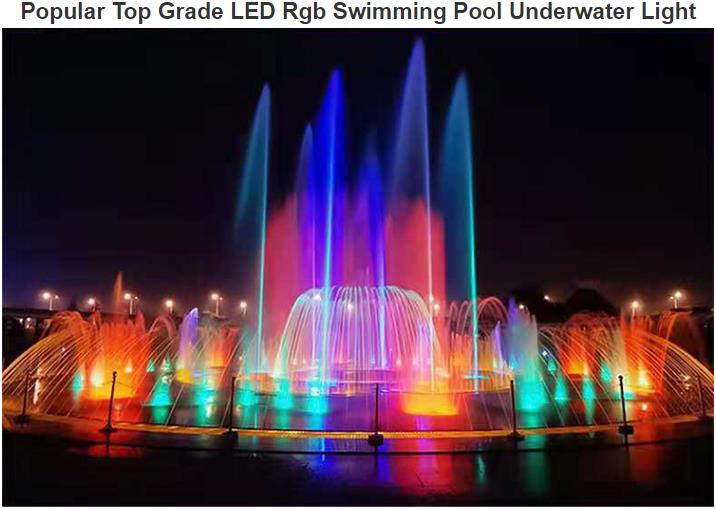 Popular Top Grade LED Rgb Swimming Pool Underwater Light
