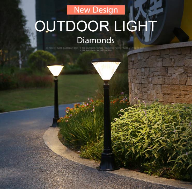 High efficiency and energy saving outdoor landscape garden lamp, waterproof IP65 LED solar lamp