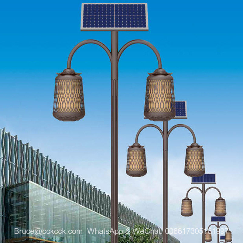 LED solární čínská starožitná solární zahradní lampa