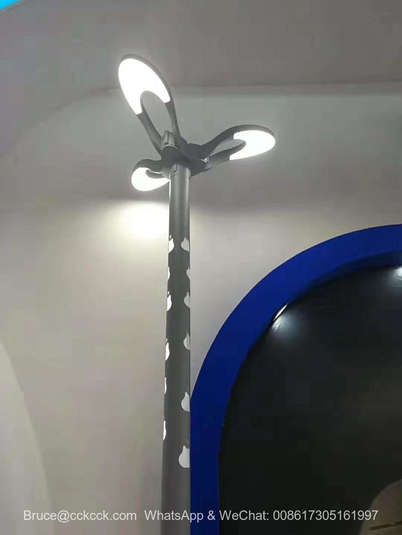 Led pasăre lampă de iluminat exterior luminoasă în formă de pătrat