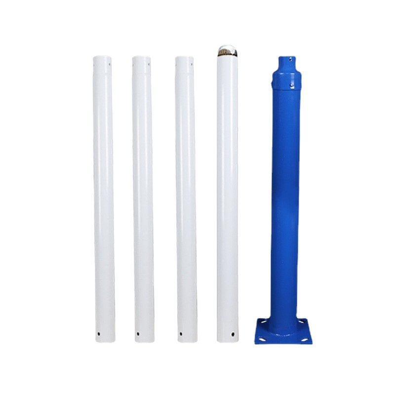 LED Integrated Single arm street lamp, outdoor Road lamp pole