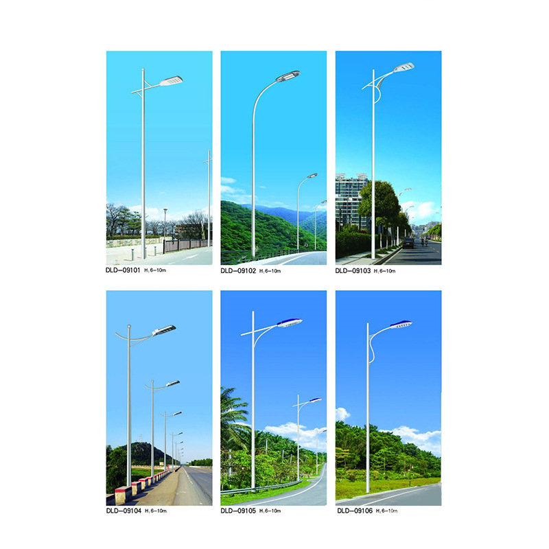 LED solar street lamp, outside road lamp pole