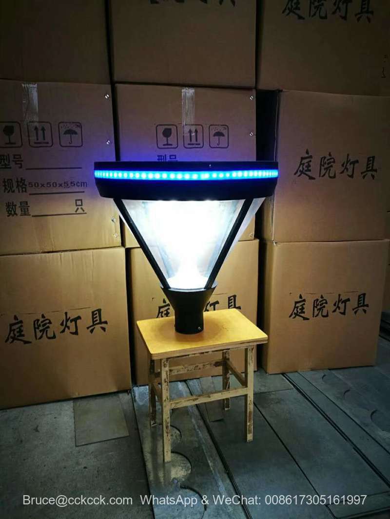 led太阳能一体化庭院灯