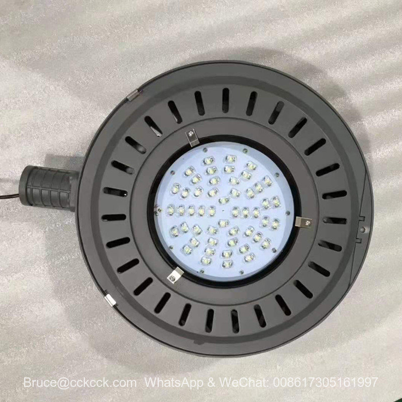 LED solar circular street lamp holder