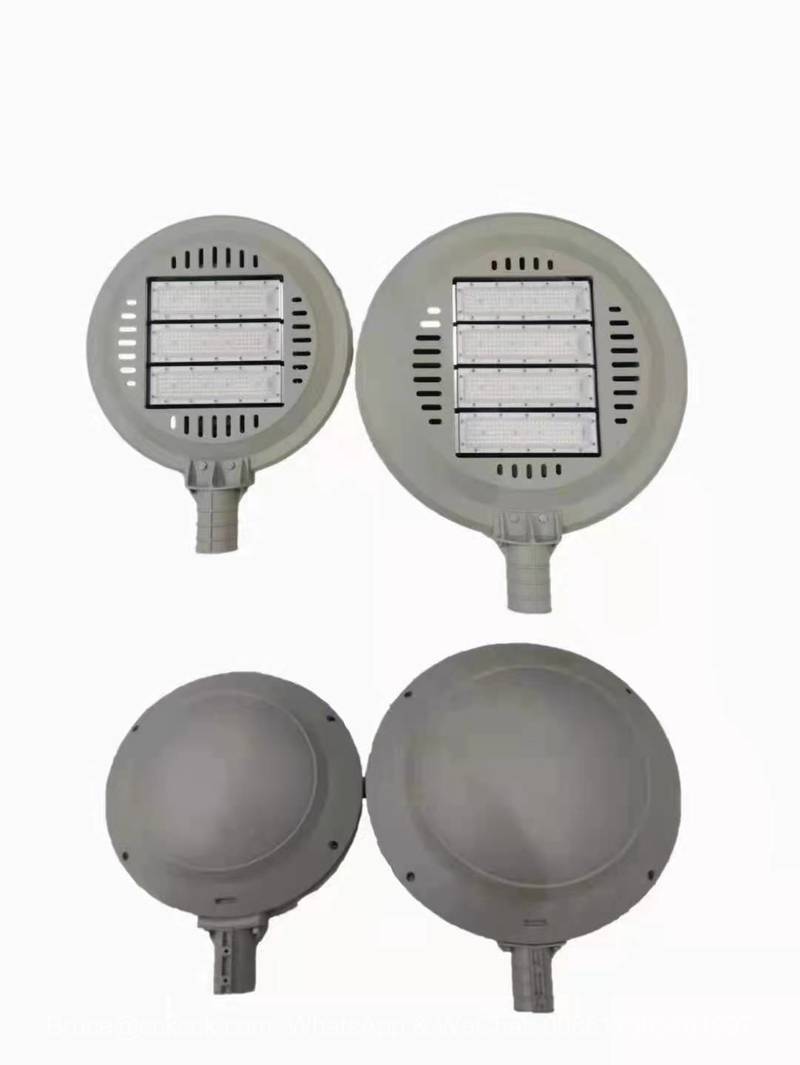 Led solar outdoor led round street lamp