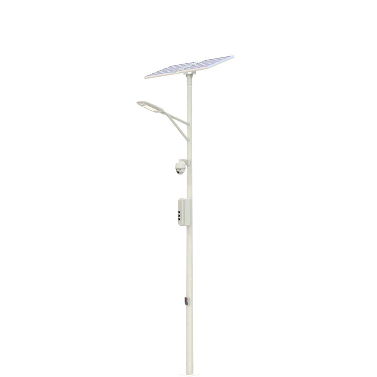 LED Solar Straßenlampe, Garten intelligente Lampe Pol