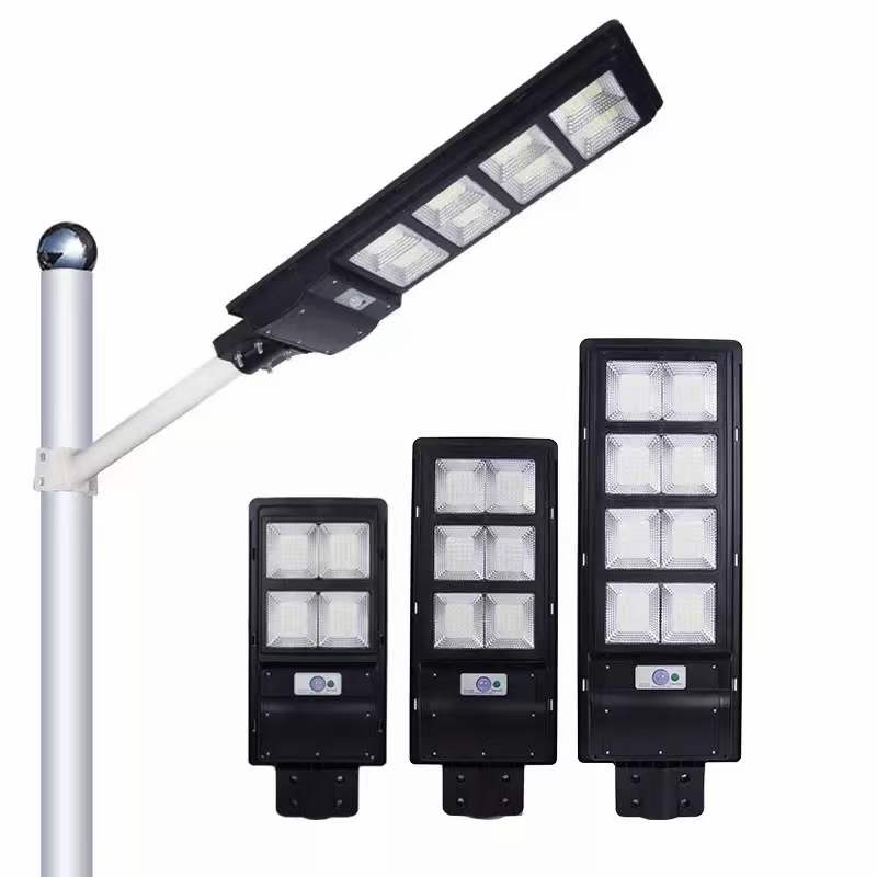 LED integrated solar module street lamp, outdoor lighting