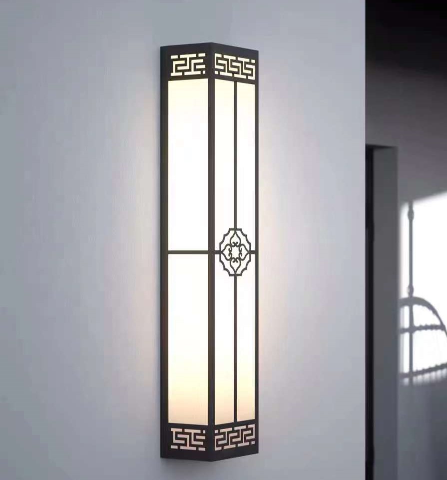 Lampu dekoratif luar LED, lampu dinding Cina baru