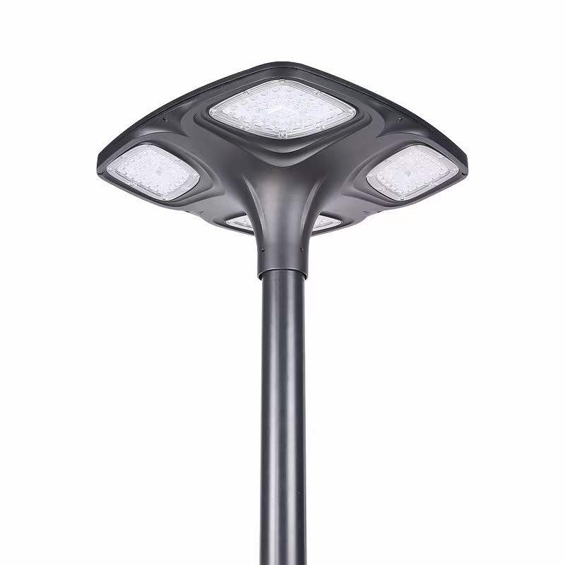 Fangfei motýl zahradní lampa, čtyřlístková travní zahradní lampa