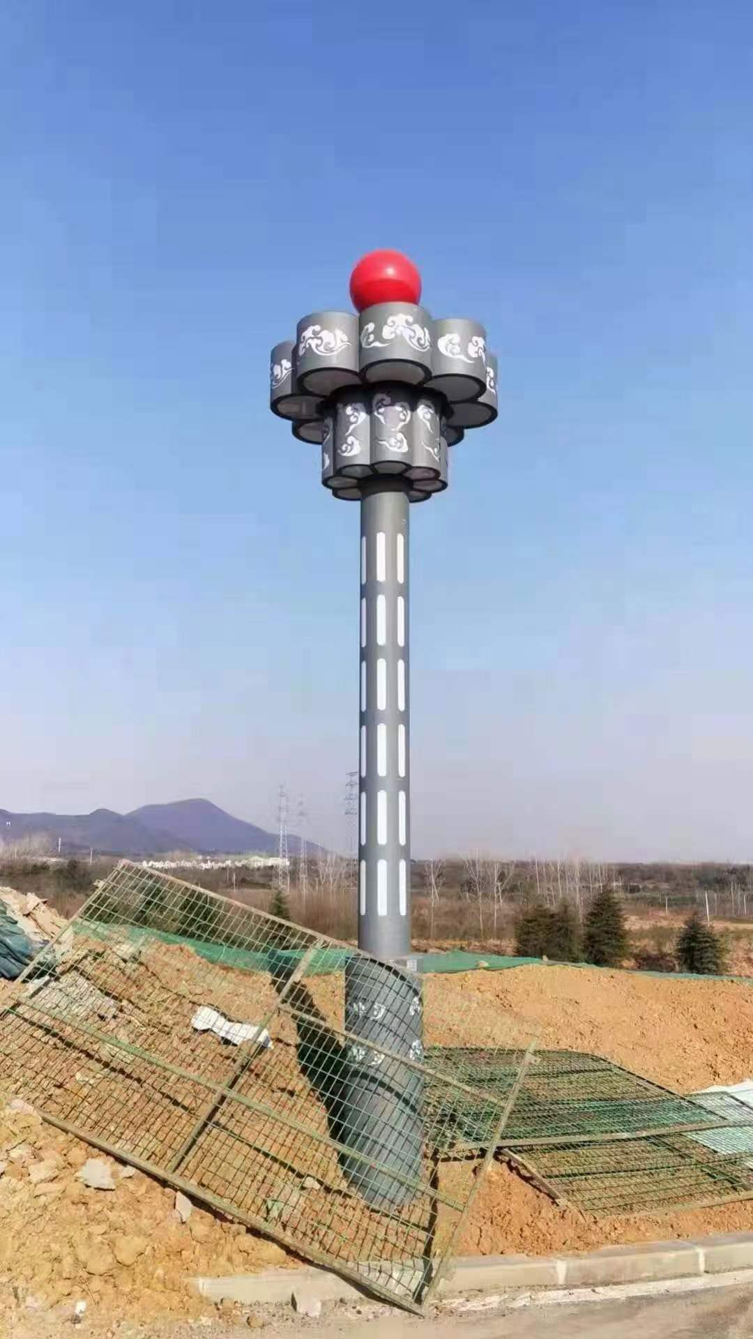 LED outdoor light pole