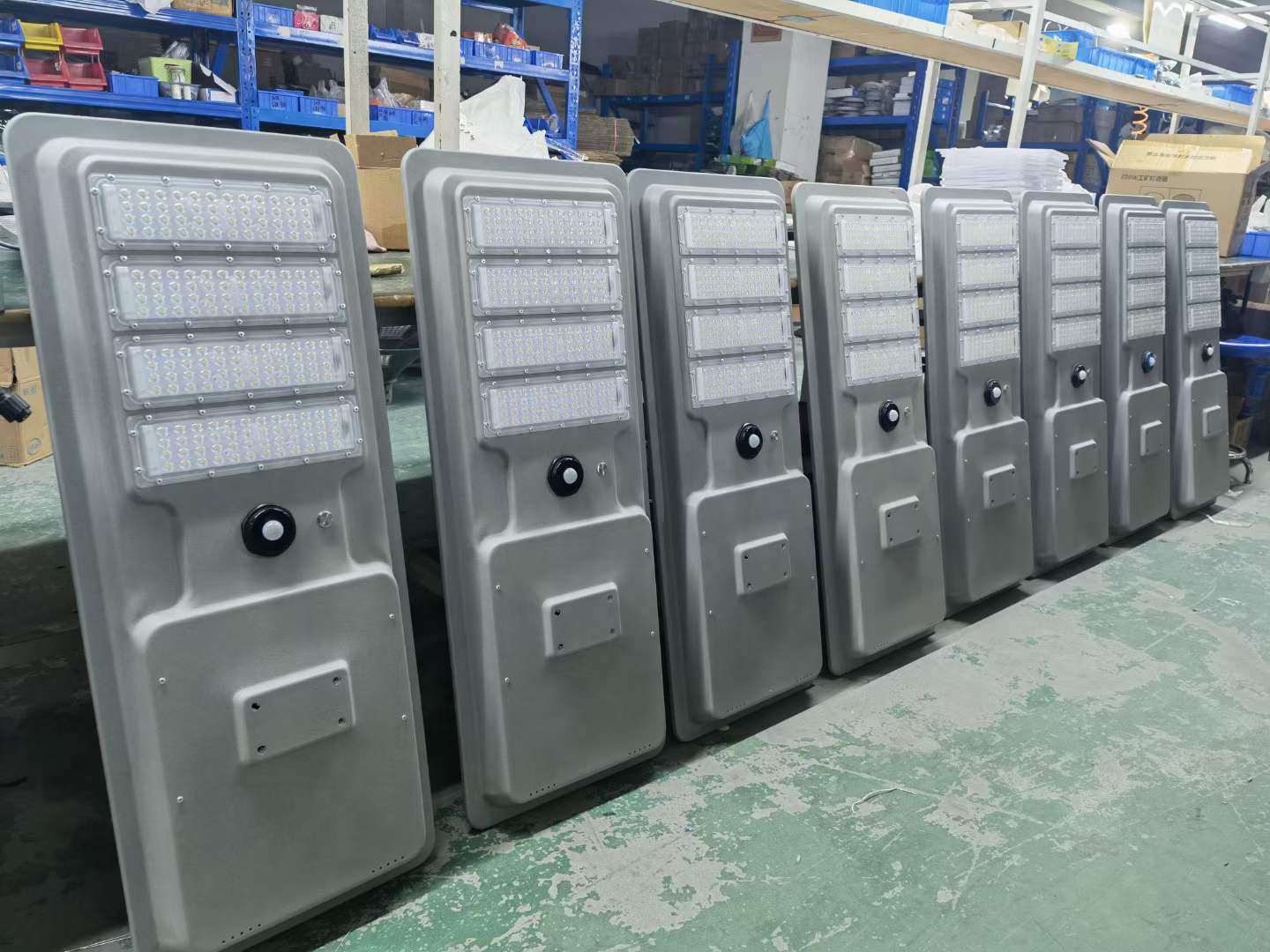 LED solar panel factory