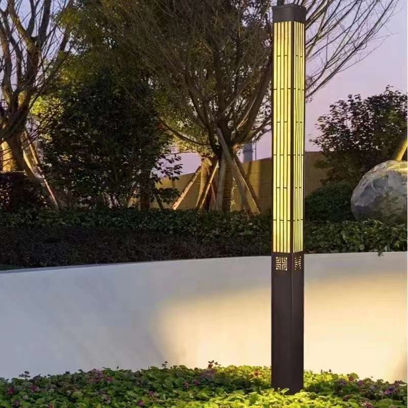 Lâmpada de coluna LED, lâmpada de rua solar