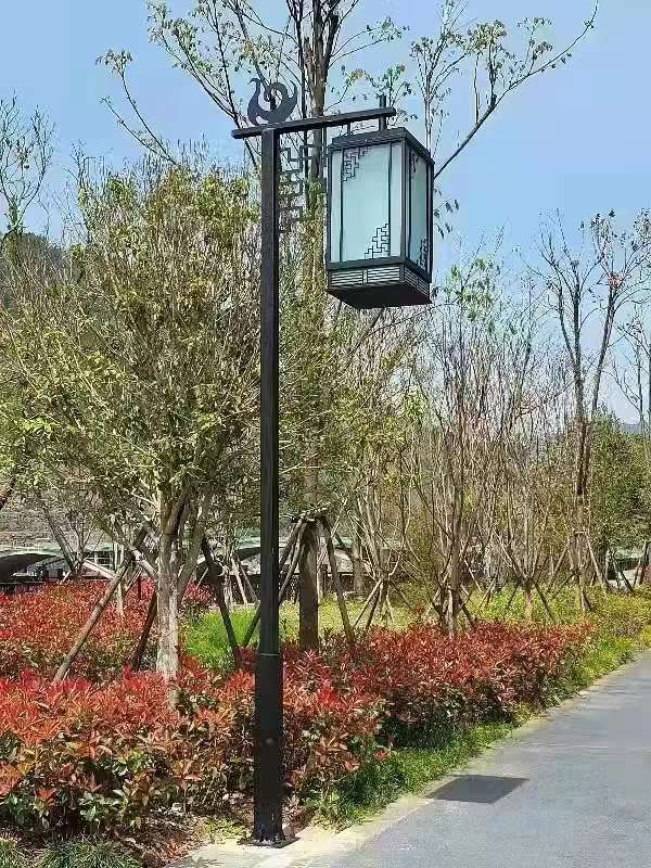 Słoneczna lampa uliczna LED lampa słupkowa oświetlenie drogowe