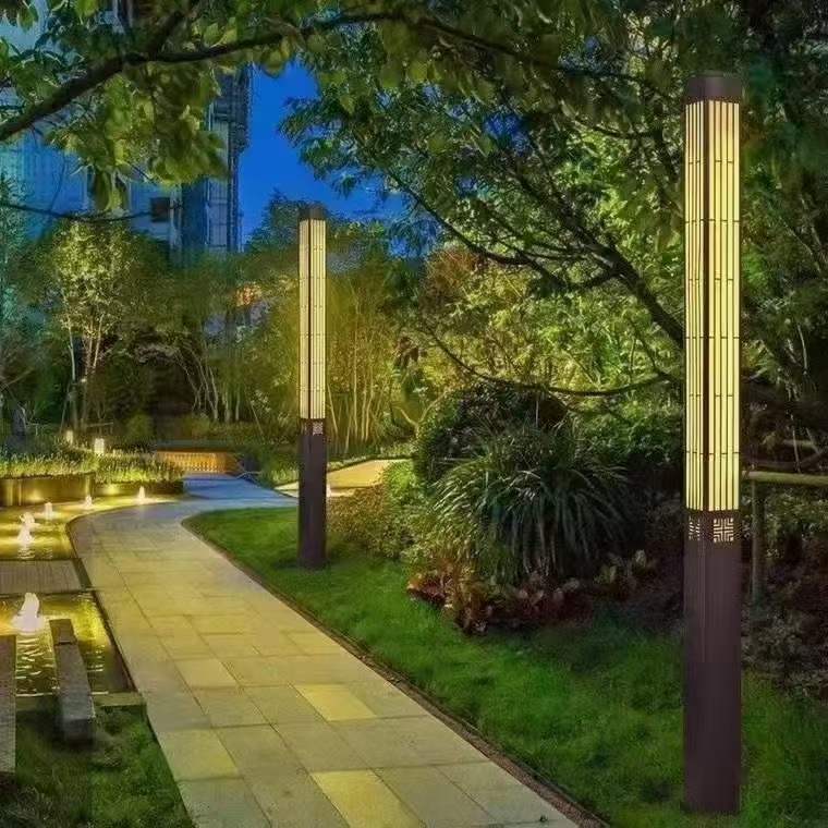 LED udendørs have landskab lampe atmosfære kolonne lampe