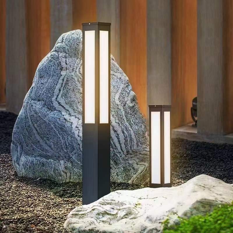 Led new chinese style garden column lamp