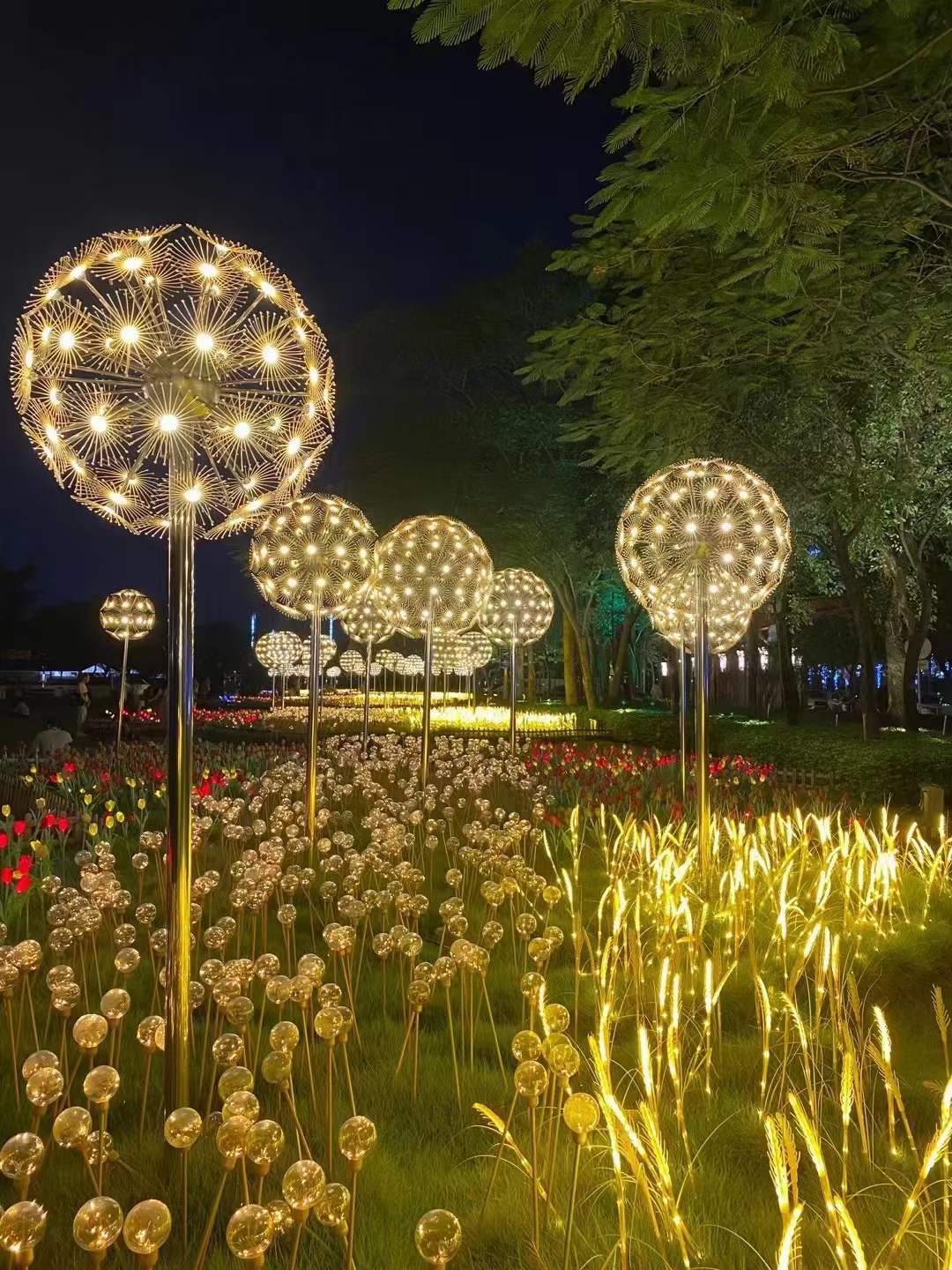 LED zahradní dekorativní trávník lampa venkovní vodotěsná stojací lampa