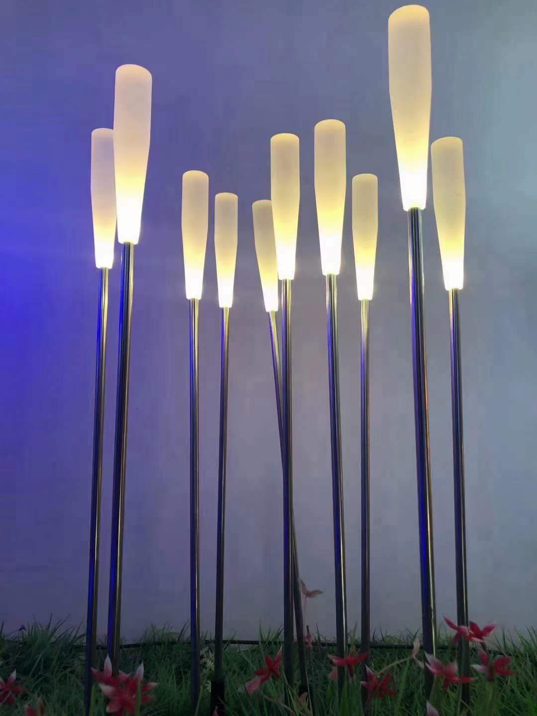 Solar LED villa garden decorative floor lamp