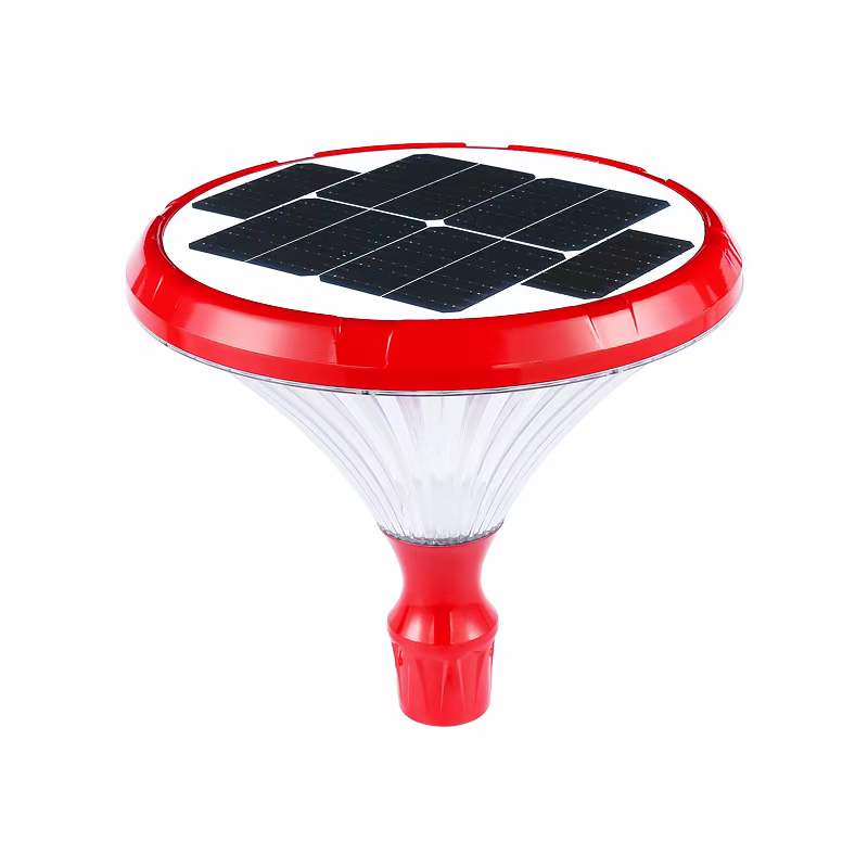 Outdoor waterproof street lamp, garden lamp, solar lamp holder, red crowned crane garden lamp==