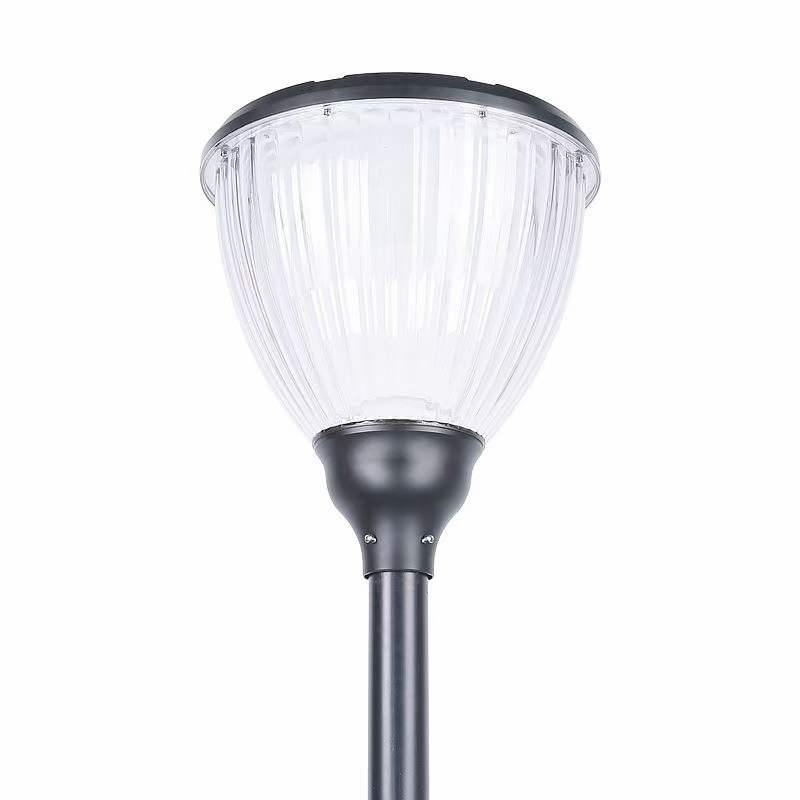 Lampa gairdín tírdhreach LED aluminium, lampa lasmuigh
