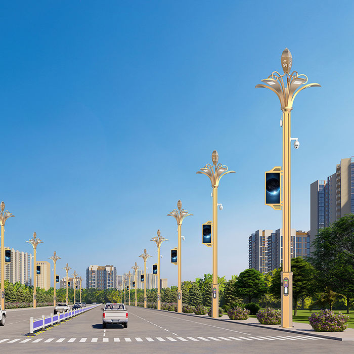 Plan de vente directe des fabricants pour les lampadaires intelligents dans les zones résidentielles commerce de gros ville moderne 5G lampadaires intelligents lampadaires routiers lampadaires