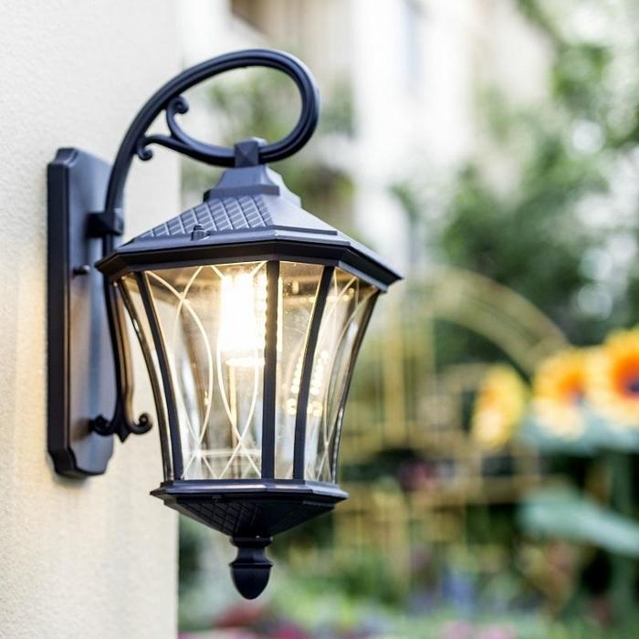 Outdoor wasserdichte Wandleuchte Garten Villa Korridor Hof Lampe Tür Retro Europäische geführte Haushalt Außenlampe