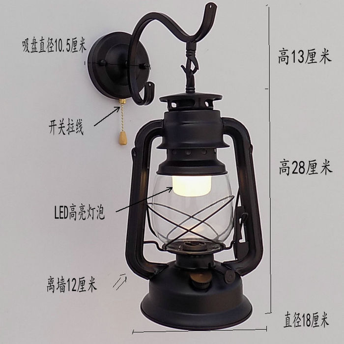 Phong cách châu Âu đèn tường cổ kính đèn đèn dầu đèn đèn đèn dầu, đèn dầu, đèn chống nước, đèn ngoài hành lang quầy bar