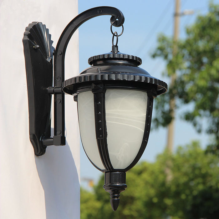 European style outdoor wall lamp outdoor doorway waterproof courtyard balcony lamp aisle antique wall lamp fishing wall lamp