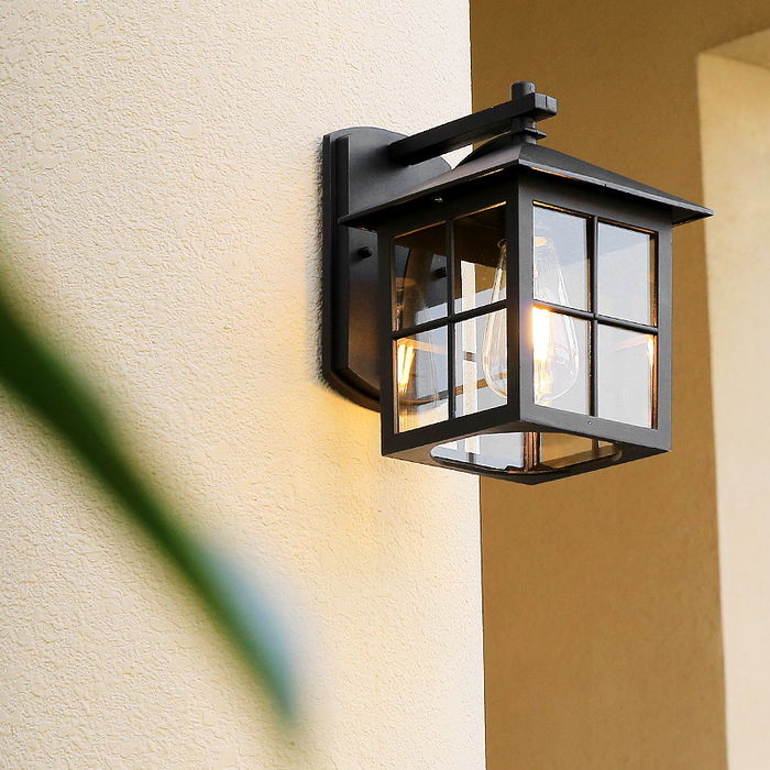 Jednostavna evropska lampa u spavaćoj sobi izvan vodootporana lampa Courtyard Villa, vrta putničke lampe antičke američke zidove