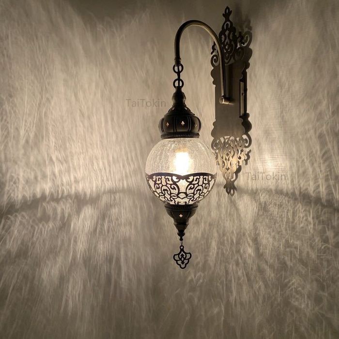 Dubai karakteristična Wall Lamp Retro egzotična spavaća soba u hodniku balkona restorana Qingba hotela kući u zidnoj lampi