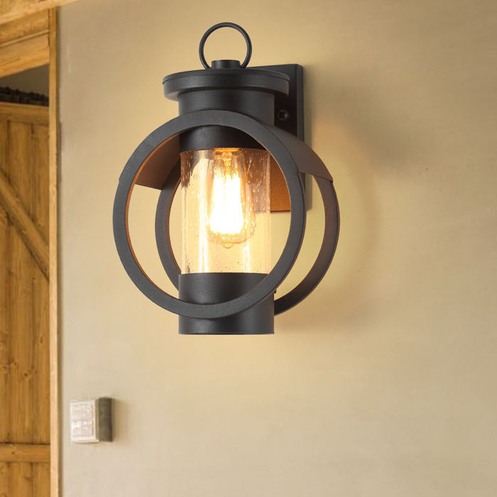 Retro kreativna antievropska lampa otpora zidova, američka vanjska zidna lampa, glavna lampa novih kineskih željezničkih lampa