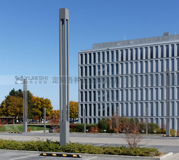 Ledová nádvořní lampa venkovní 3M moderní jednoduchá Park komunitní zahradní silniční lampa čtvercový projekt velkoobchodní krajinná lampa