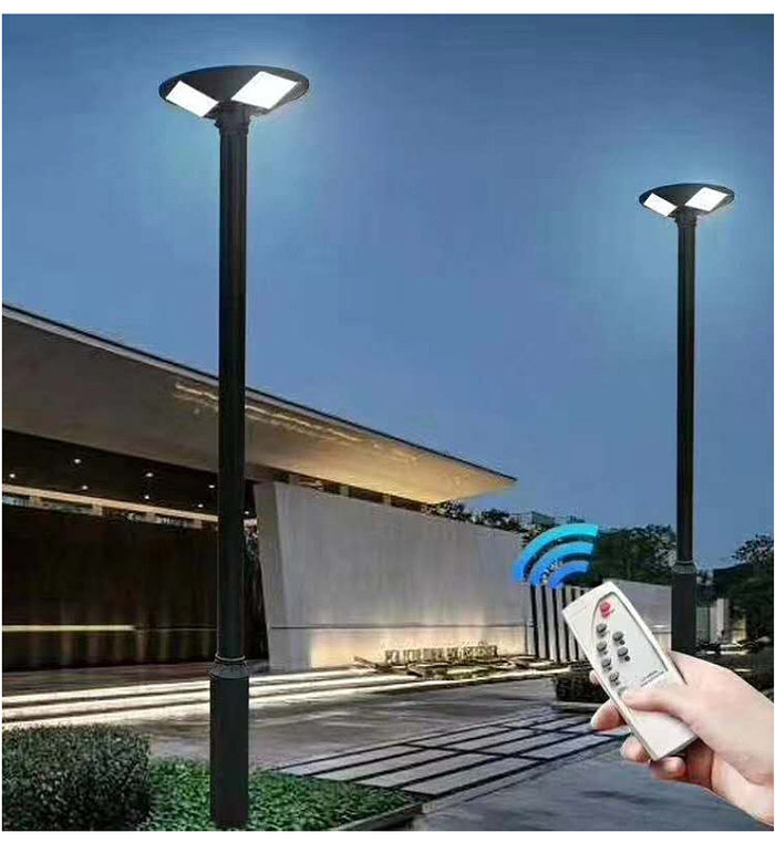 Fabricantes por atacado novo rural LED solar UFO lâmpada exterior à prova d- água proteção contra raios iluminação de poupança de energia iluminação pátio iluminação