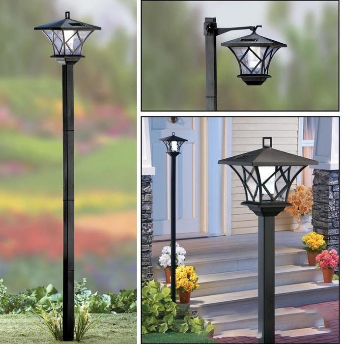 1.5m solar garden lamp 1.5m dual-purpose solar lawn lamp solar ground plug lamp factory