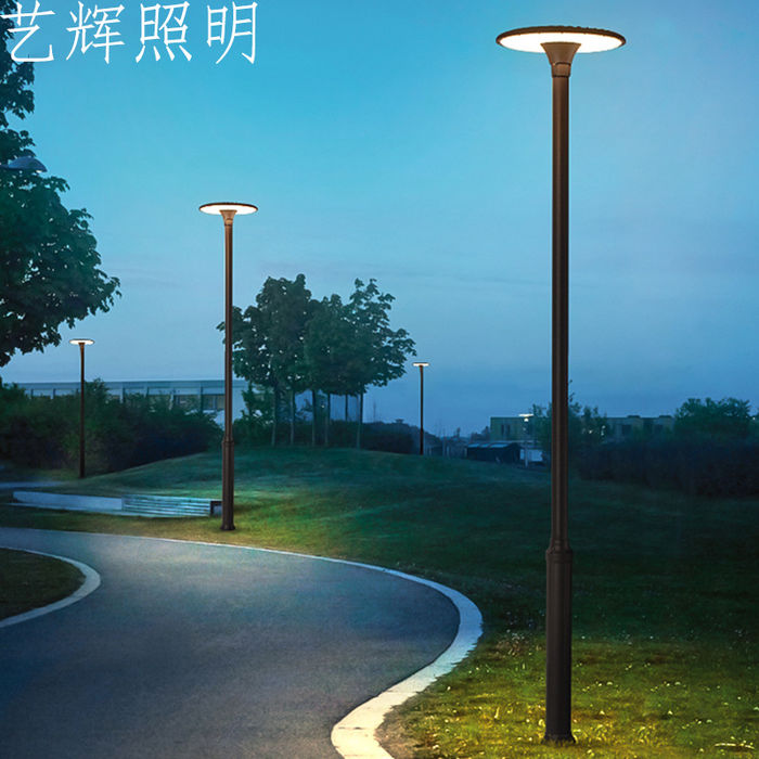Lampa moderne e thjeshtë e oborrit evropian jashtë vdes komuniteti i aluminit të hedhur në sheshin tregtar rruga e lartë efektshmëri dritësore LED llampa rruga e oborrit