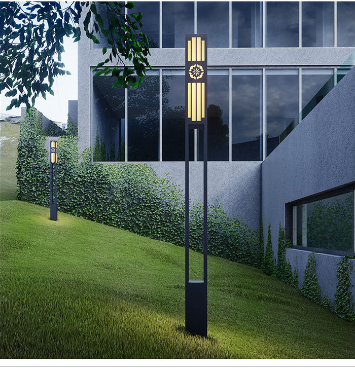 A prueba de agua al aire libre 3 metros cuadrados de alto poste patio lámpara Villa jardín decoración paisaje Lámpara LED pequeña fábrica de lámparas de calle