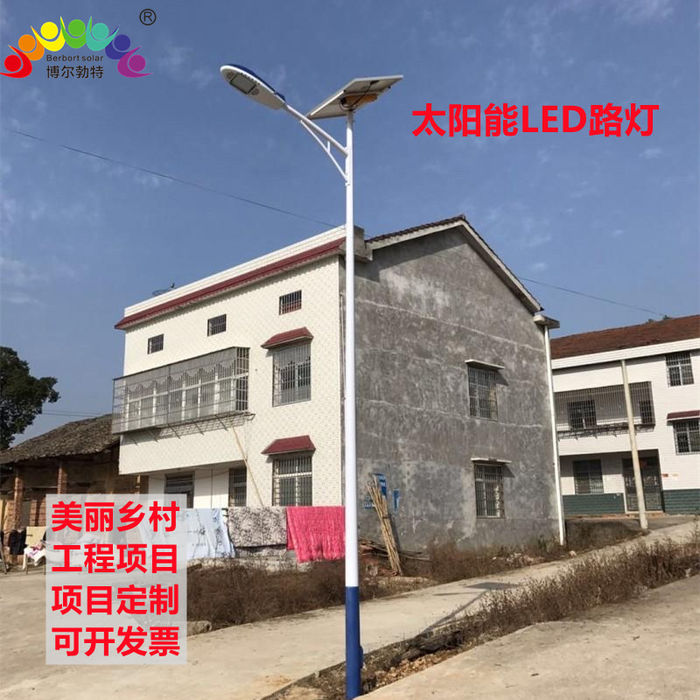 Borbert new rural solar street lamp 6m 60W integrated LED lamp solar street lamp manufacturer