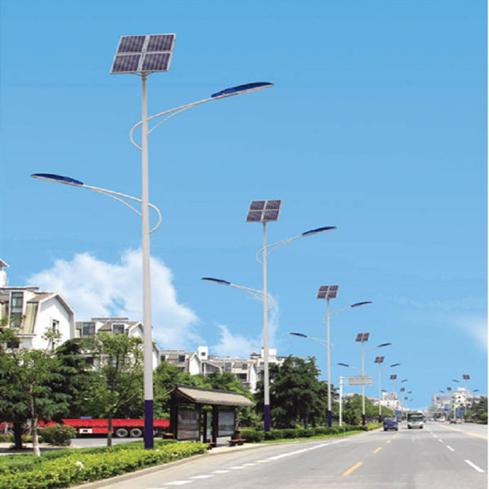 The manufacturer produces medium and high pole street lamps for new rural construction, outdoor medium and high pole street lamps and square lamps
