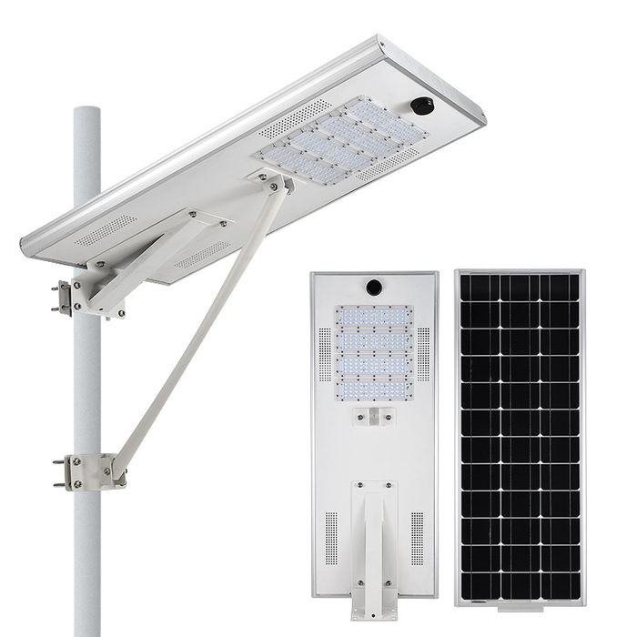 LED sol gadelampe 12V integreret belysning kommunal strøm supplerende lysstyring Internet integreret sol gadelampe