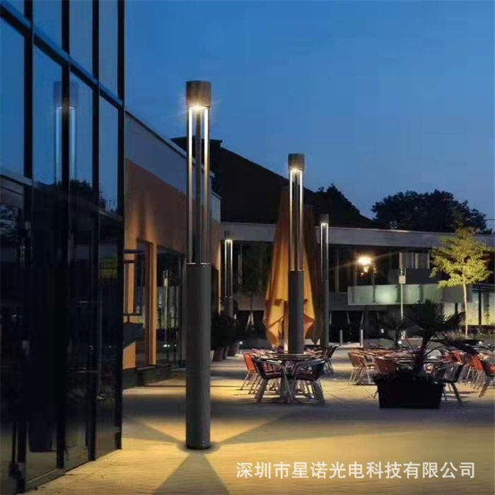 Courtyard lampe væglampe nu simpel firkantet gårdslampe Kinesisk antik gårdslampe retro 3M landskabslampe