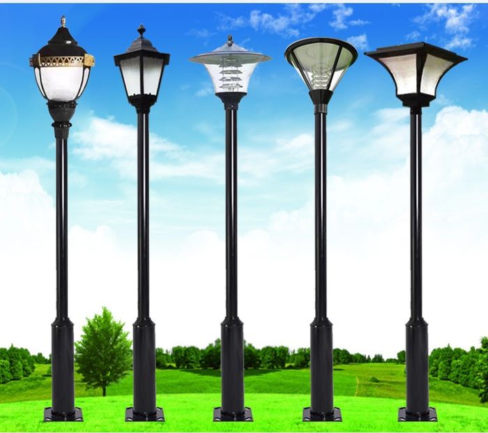 Lampa uliczna społeczności energii słonecznej zewnętrzna wodoodporna lampa krajobrazowa LED Park Villa 3M trawnik wysoka jasna lampa dziedzińca