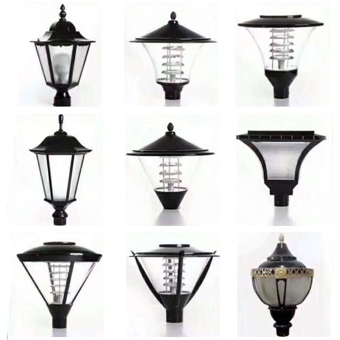 Courtyard lamp wholesale lamp die cast aluminum outdoor waterproof road lamp holder manufacturer direct selling LED outdoor courtyard lamp holder