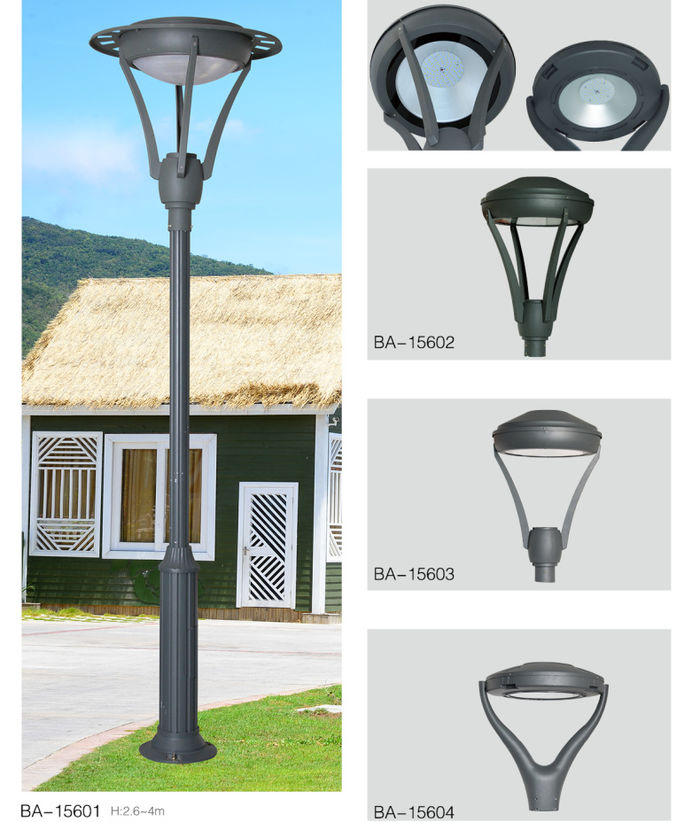 Lampa diellore jashtë rrugës së lartë Community Road Park Lampa kopshti oborri 3M Lampa poli të lartë jashtë faqe 60W