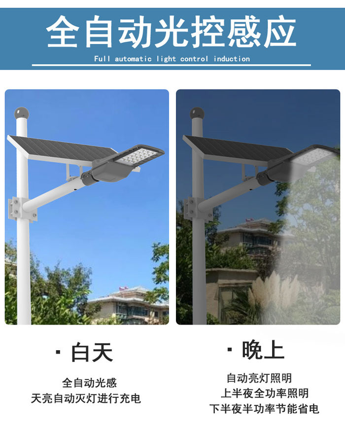 LED solar street lamp outdoor lighting solar wall lamp new rural road lighting street lamp