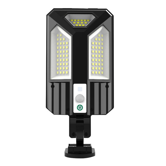 Luz solar recargable de la calle con control remoto LED inducción humana integración patio exterior luz de carretera inteligente doméstica