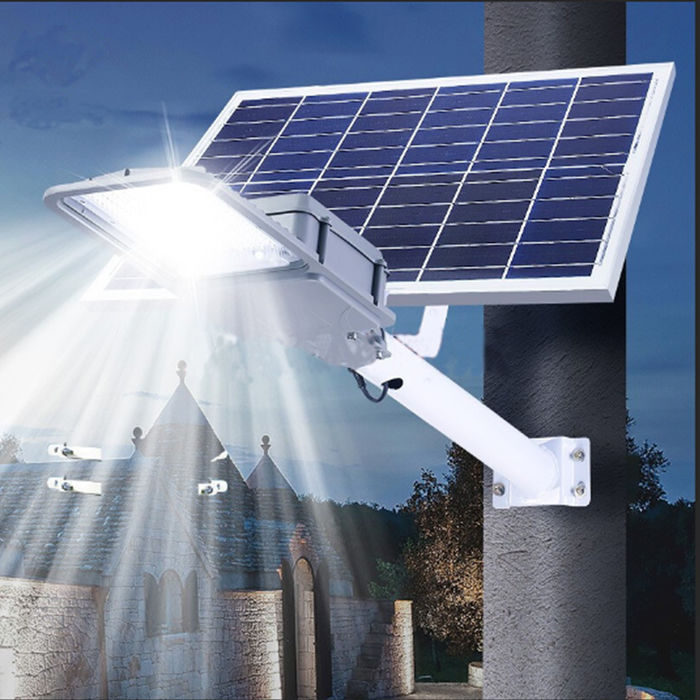 Lampe solaire lampe de rue extérieure nouvelle maison rurale lampe de cour extérieure 800W lampe de projet super lumineuse de haute puissance