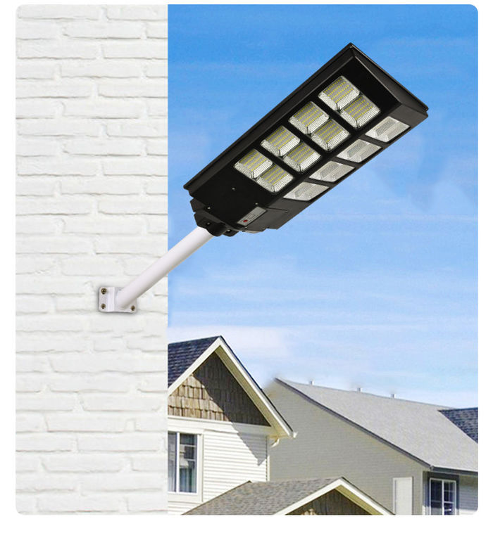 Solar gadelampe udendørs integreret vandtæt gadelampe fjernbetjening sol gadelampe ny landlig gårdlampe