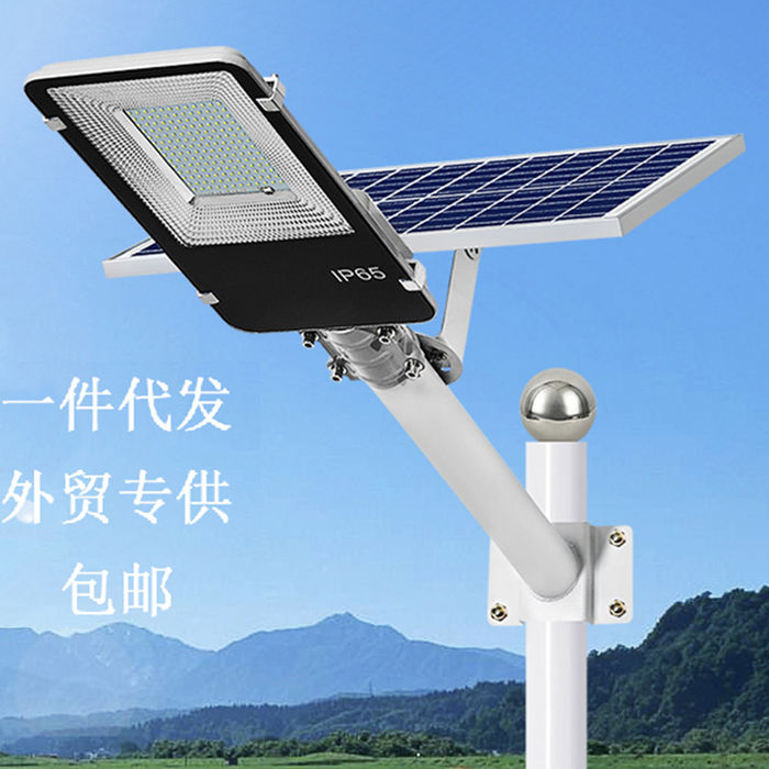 Solar street lamp rural solar outdoor road lighting courtyard lamp household golden bean toothbrush solar street lamp