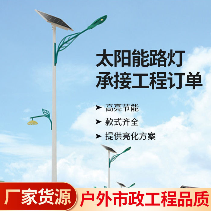 Municipal road new rural reconstruction road lighting solar street lamp LED outdoor project solar street lamp